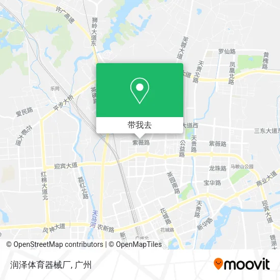 润泽体育器械厂地图