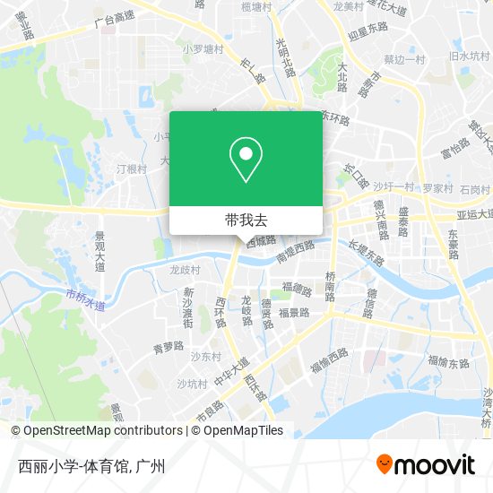西丽小学-体育馆地图