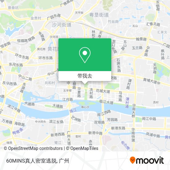 60MINS真人密室逃脱地图