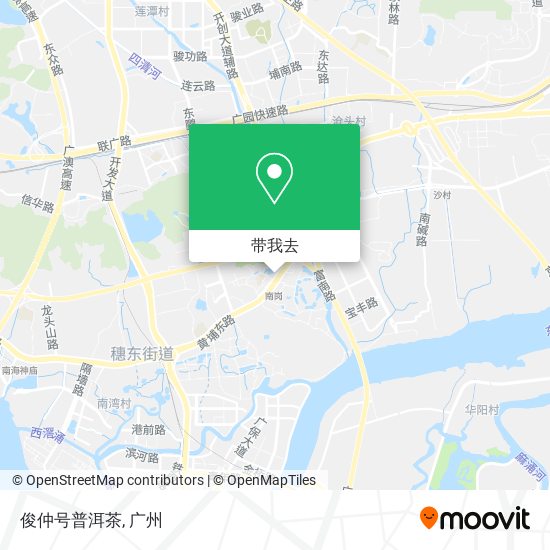 俊仲号普洱茶地图