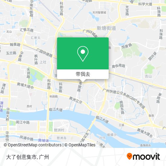 大了创意集市地图