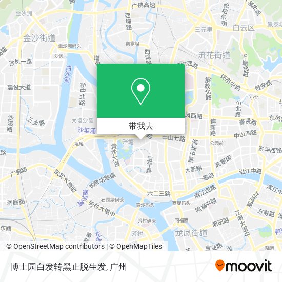 博士园白发转黑止脱生发地图