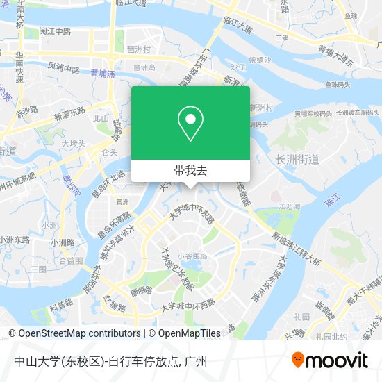 中山大学(东校区)-自行车停放点地图