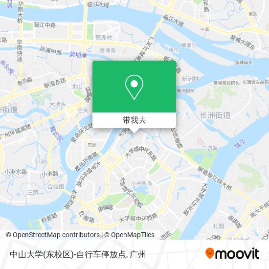 中山大学(东校区)-自行车停放点地图