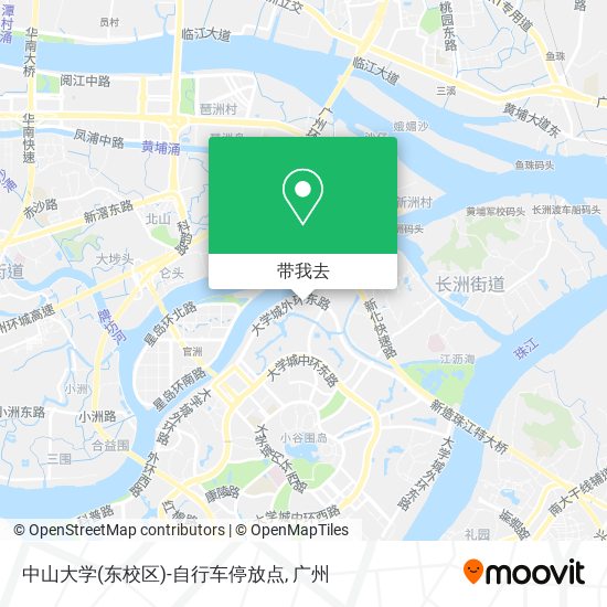中山大学(东校区)-自行车停放点地图