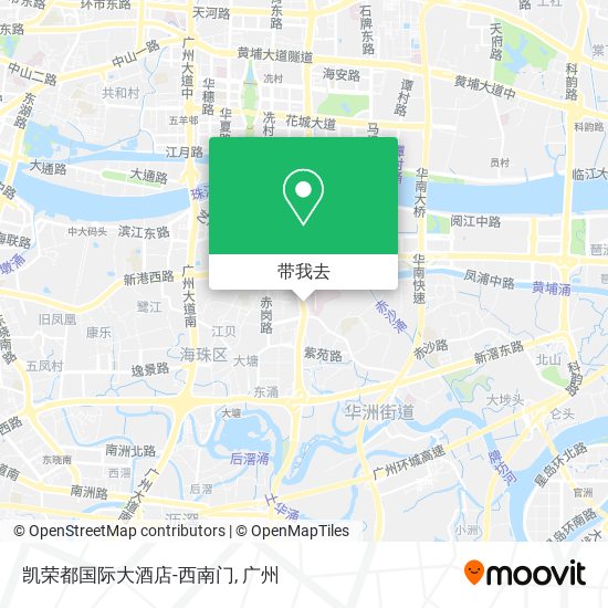 凯荣都国际大酒店-西南门地图