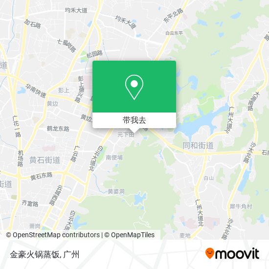 金豪火锅蒸饭地图