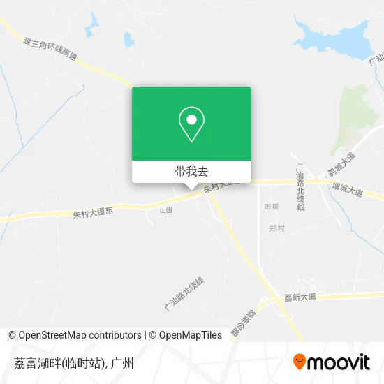 荔富湖畔(临时站)地图