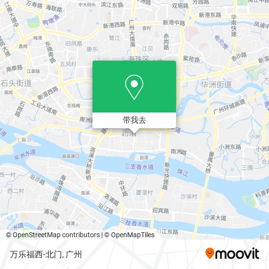 万乐福西-北门地图