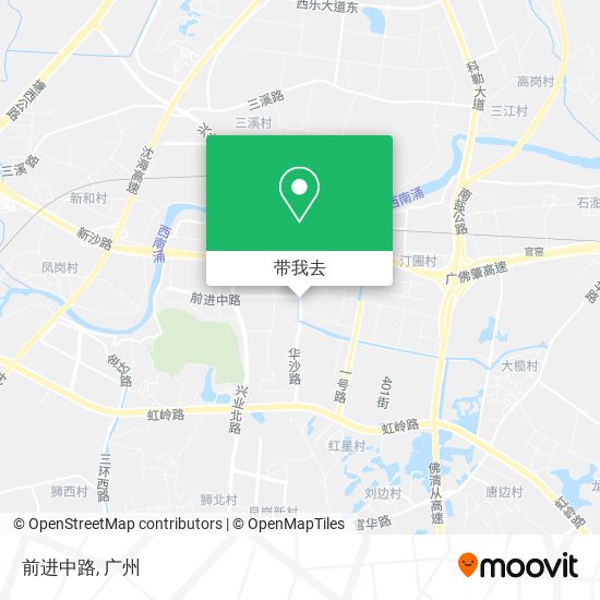 前进中路地图