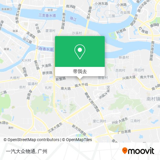 一汽大众物通地图