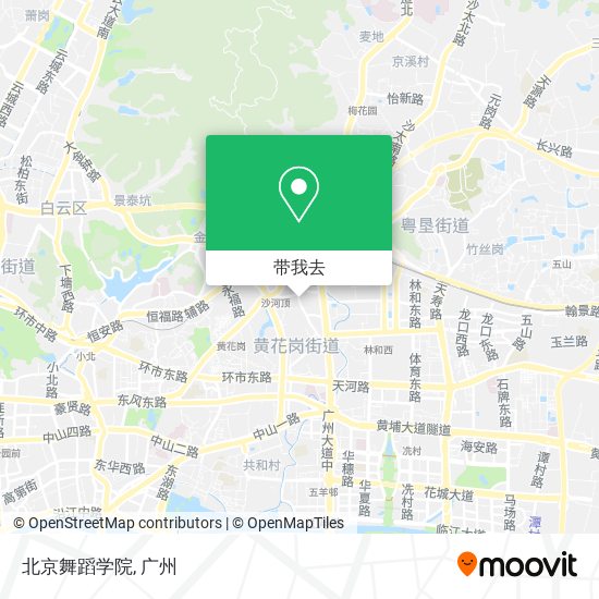 北京舞蹈学院地图