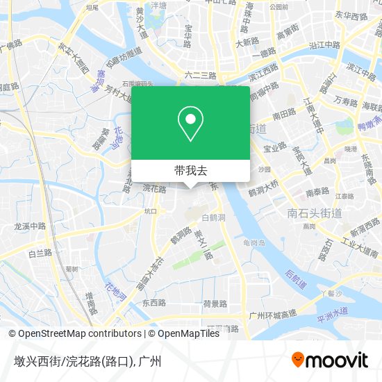 墩兴西街/浣花路(路口)地图