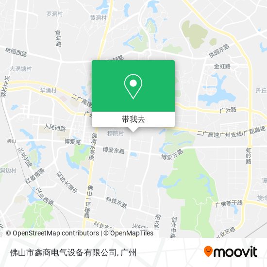 佛山市鑫商电气设备有限公司地图