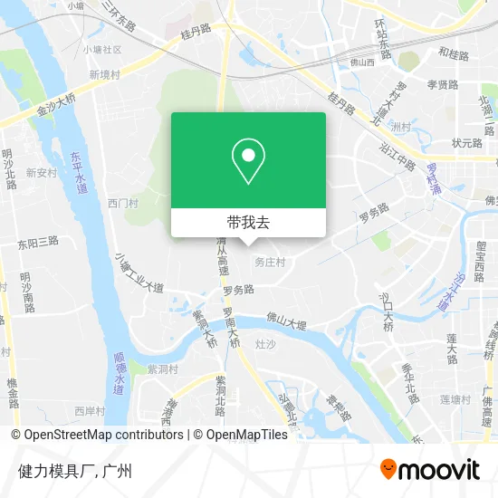 健力模具厂地图