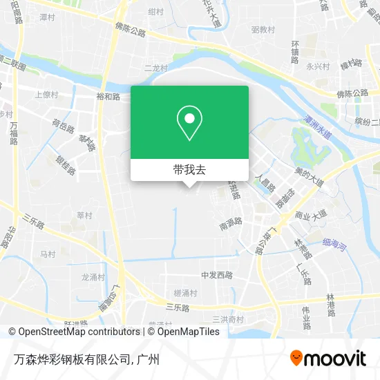 万森烨彩钢板有限公司地图
