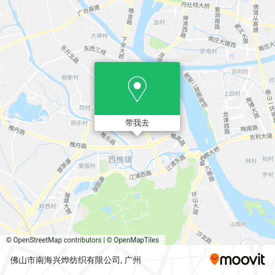 佛山市南海兴烨纺织有限公司地图