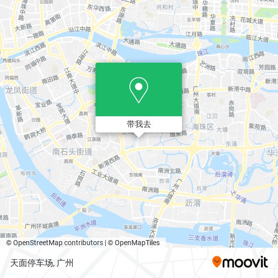 天面停车场地图