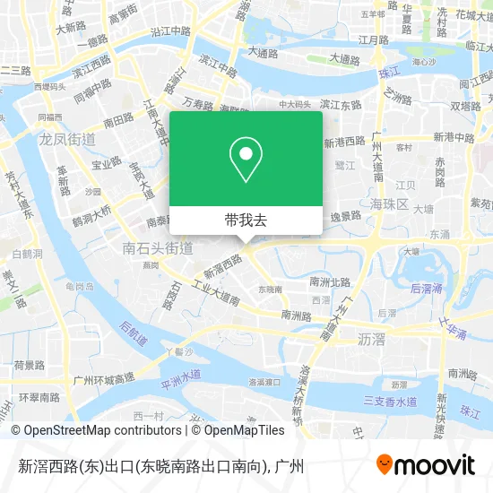 新滘西路(东)出口(东晓南路出口南向)地图