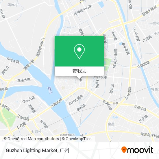 Guzhen Lighting Market地图