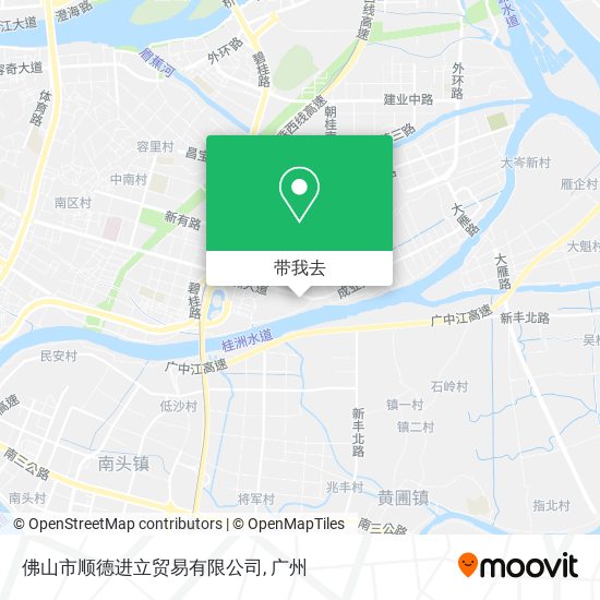 佛山市顺德进立贸易有限公司地图