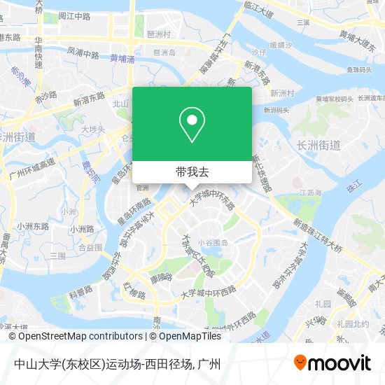 中山大学(东校区)运动场-西田径场地图