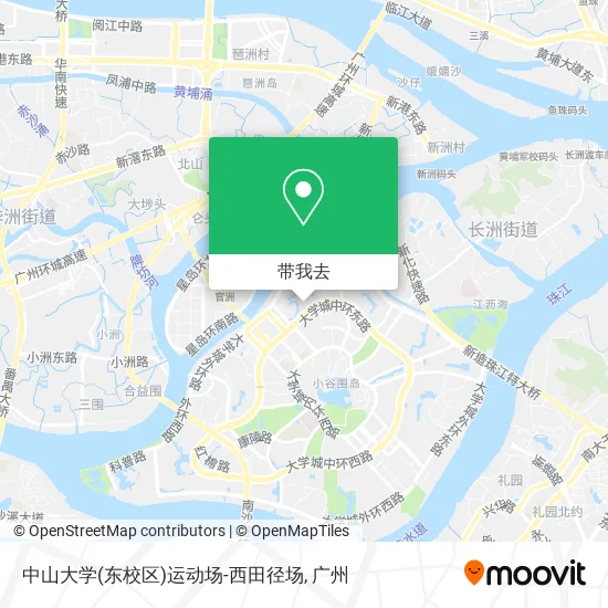 中山大学(东校区)运动场-西田径场地图
