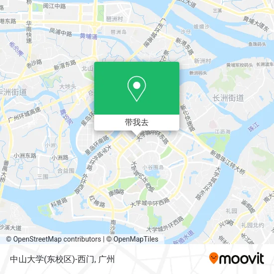 中山大学(东校区)-西门地图