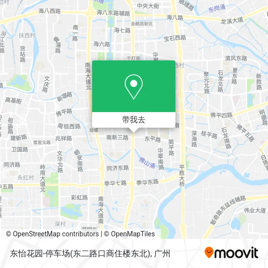 东怡花园-停车场(东二路口商住楼东北)地图