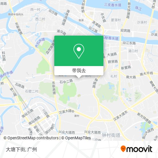 大塘下街地图