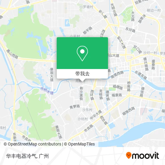 华丰电器冷气地图