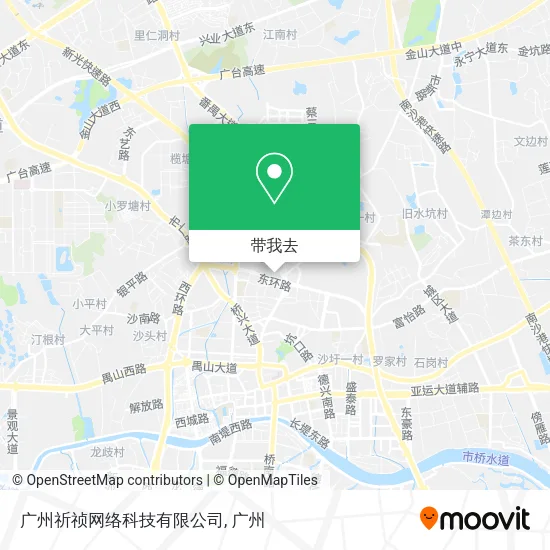 广州祈祯网络科技有限公司地图