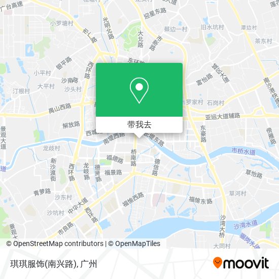 琪琪服饰(南兴路)地图