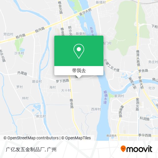 广亿发五金制品厂地图