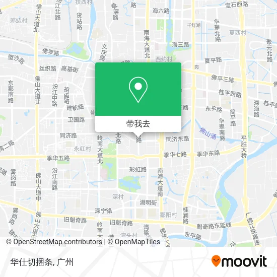 华仕切捆条地图
