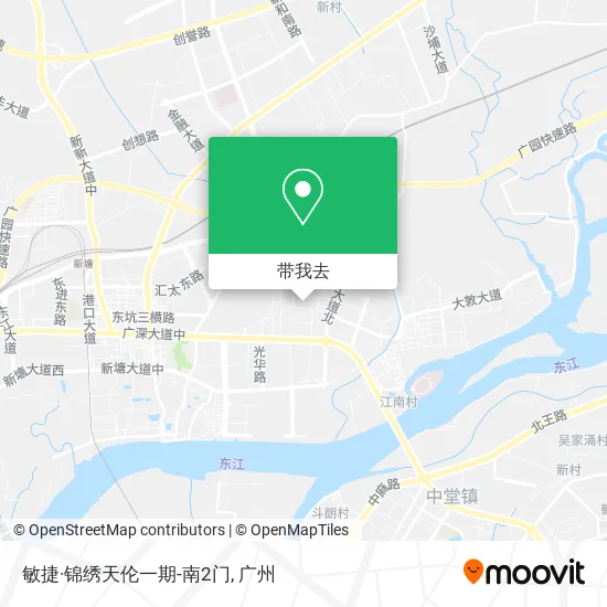 敏捷·锦绣天伦一期-南2门地图