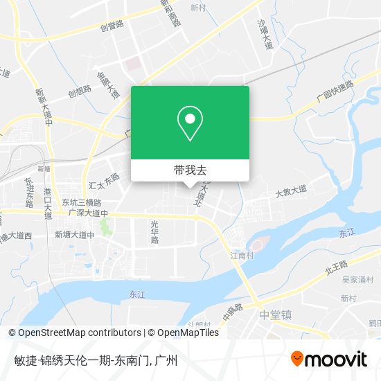 敏捷·锦绣天伦一期-东南门地图