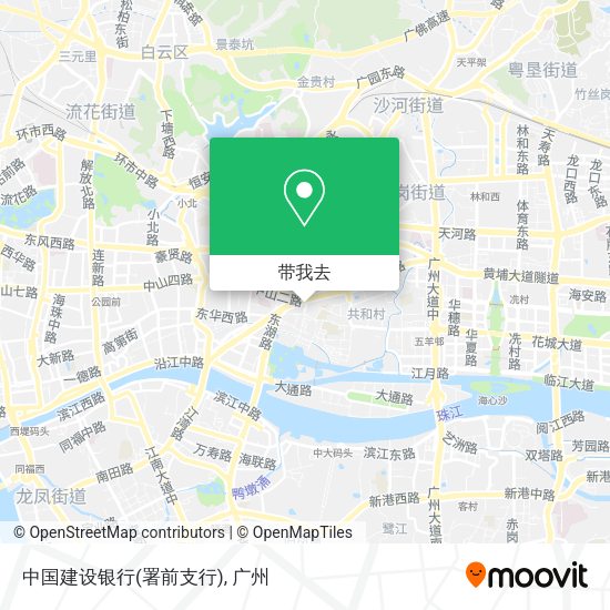 中国建设银行(署前支行)地图