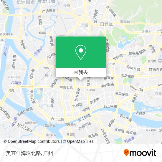 美宜佳海珠北路地图