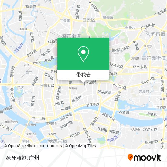 象牙雕刻地图