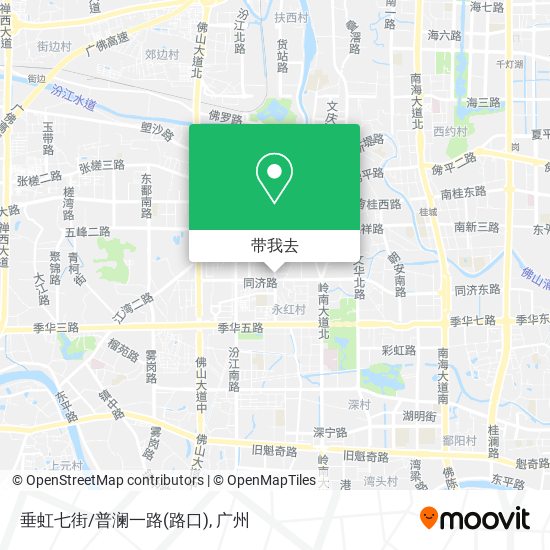 垂虹七街/普澜一路(路口)地图
