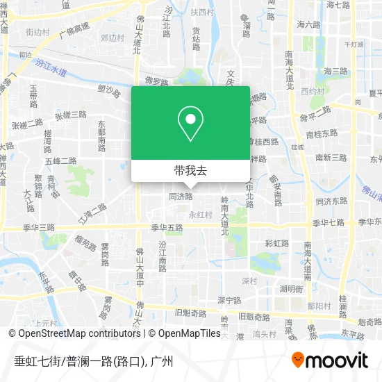 垂虹七街/普澜一路(路口)地图