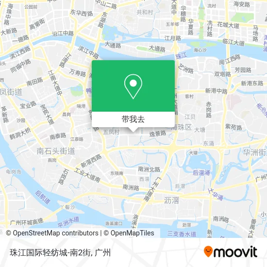 珠江国际轻纺城-南2街地图