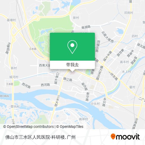 佛山市三水区人民医院-科研楼地图