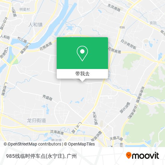 985线临时停车点(永宁庄)地图