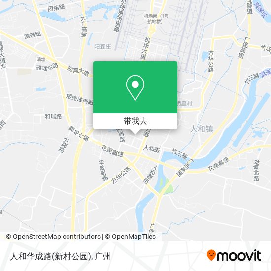 人和华成路(新村公园)地图