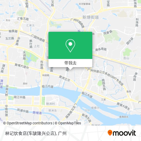 林记饮食店(车陂隆兴公店)地图