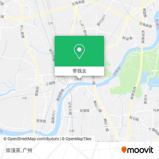 崇顶茶地图