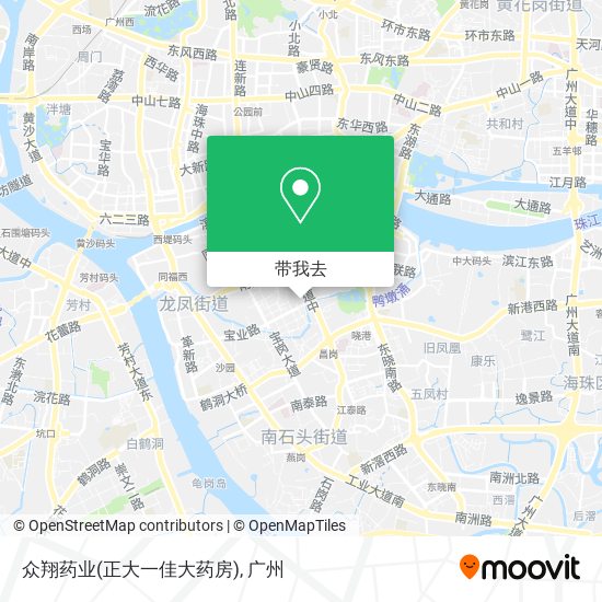 众翔药业(正大一佳大药房)地图