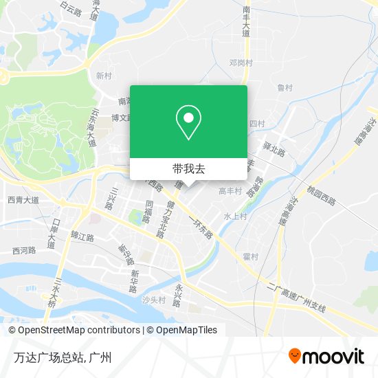 万达广场总站地图